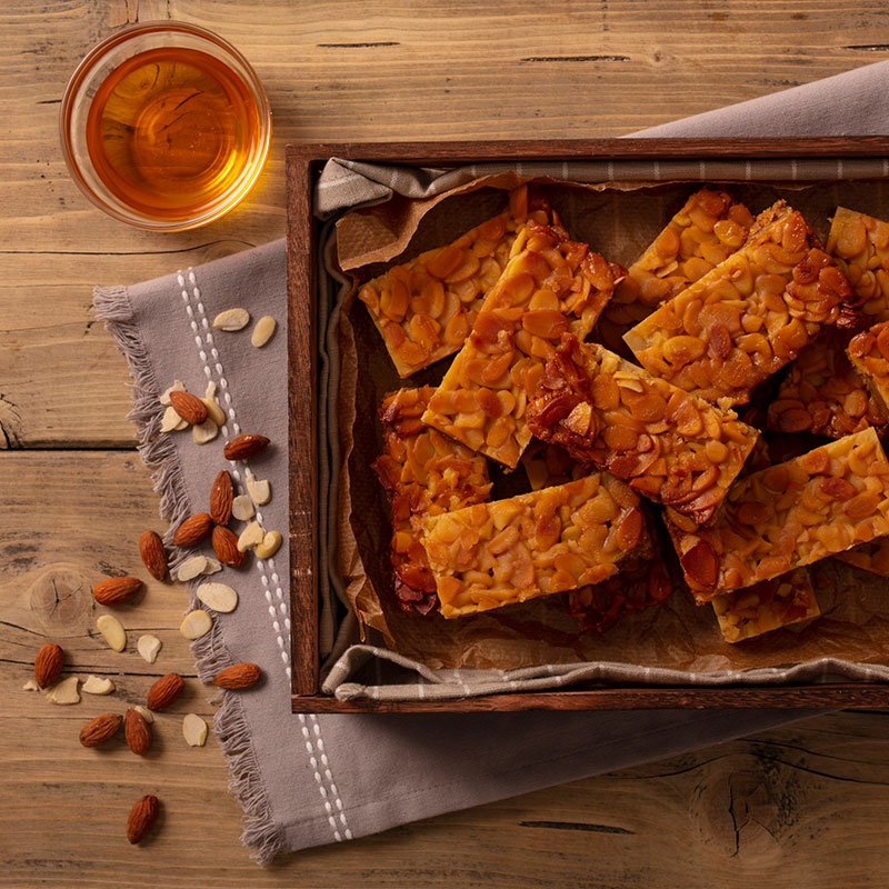 Almond & Honey Slice