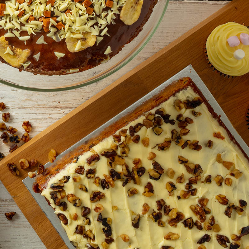 Carrot Square Cafe Cake