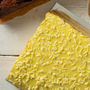 Lemon Square Deep Tray Cake