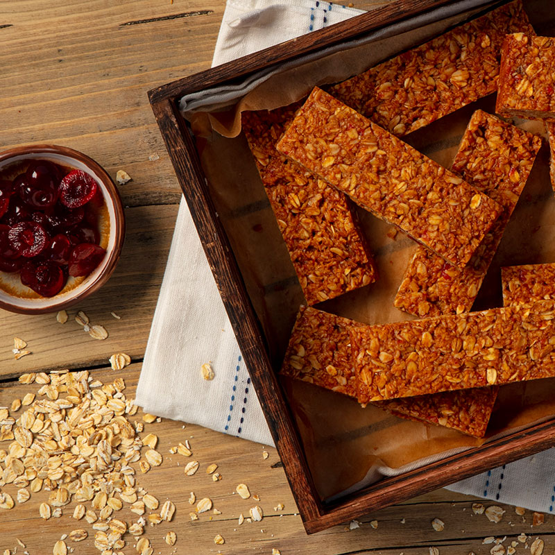 Cherry & Coconut Flapjack