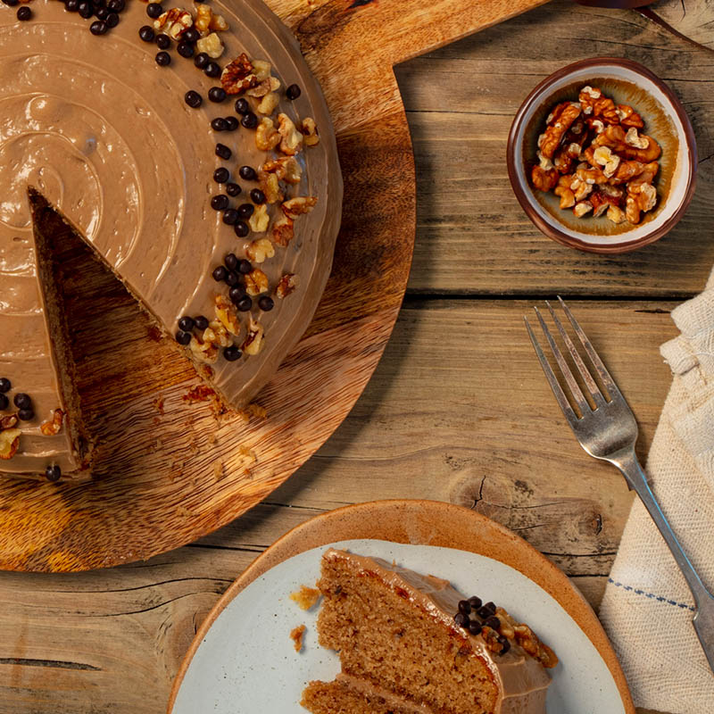 Coffee & Walnut Gateau